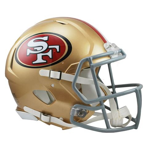 San Francisco 49ers Riddell Nfl Full Size Speed Replica Football Helm