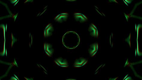 Dark Kaleidoscope Effect Abstract Loop