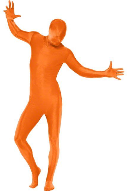 Combinaison Seconde Peau Orange Deguisement Adulte Homme Le