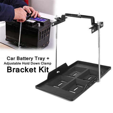 Radioshack c battery holder $2.29. Universal Car Battery Tray Adjustable Holder Down Clamp ...