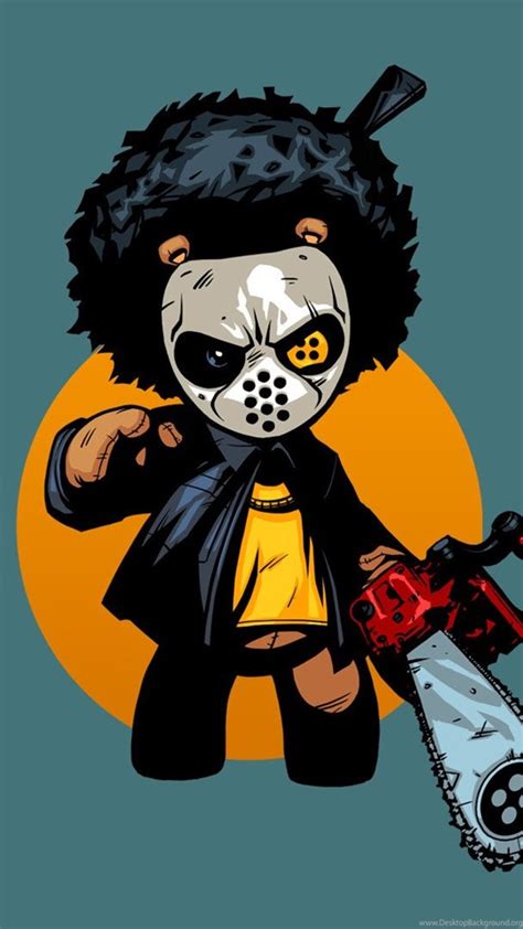 Bear wallpapers, backgrounds, images— best bear desktop wallpaper sort wallpapers by: Gangster Teddy Bear Chainsaw Mask Afro HD Wallpapers For ...