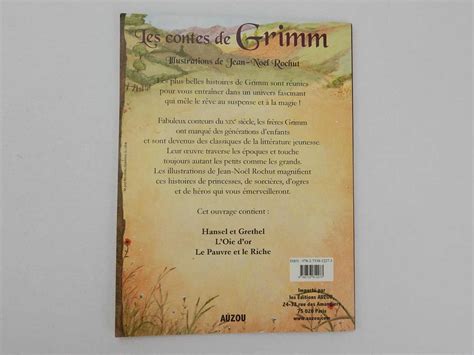 Le Pauvre Et Le Riche Conte - 3 contes de Grimm Hansel et Gretel, L'oie d'or et Le pauvre et le riche