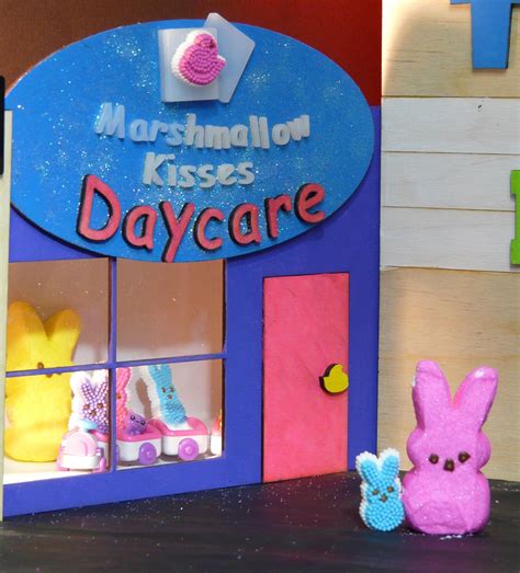 Marshmallow Kisses Daycare Part Of Peeps Diorama Contest Entry