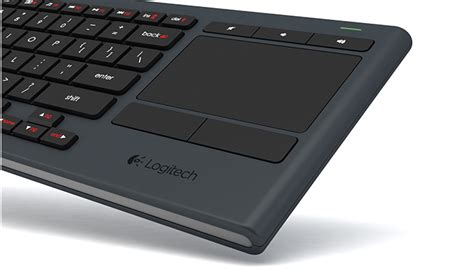 Logitech K830 Illuminated Wireless Keyboard For Htpcs And Media Centers