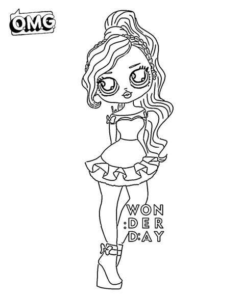 Lol Omg Lights Coloring Pages View 40 Lol Surprise Omg Coloring