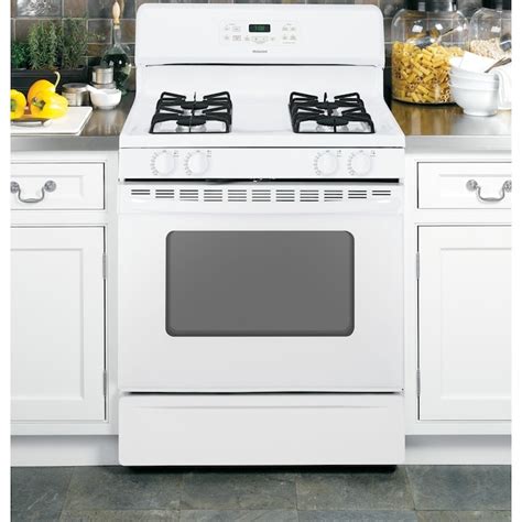 Hotpoint Freestanding 48 Cu Ft Self Cleaning Gas Range White Common