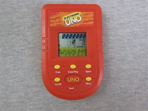 Electronic Uno Handheld Game 2001 Mattel Ebay