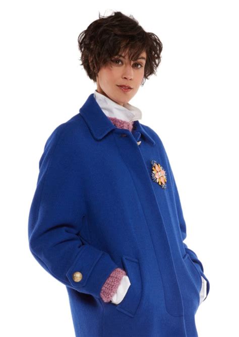 17.07.2021 is the day when europe friendlies will get even more intense. ESSENTIEL ANTWERP Omensa Oversized Cocoon Coat - Monaco Blue