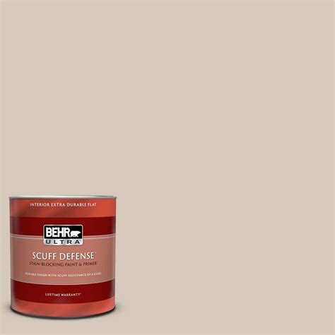 Behr Ultra 1 Qt N230 2 Old Map Extra Durable Flat Interior Paint