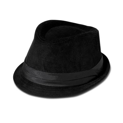 American Rag Ribbon Corduroy Fedora Hat In Black For Men Lyst