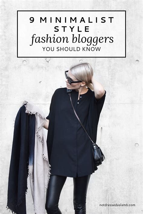 9 Minimalist Style Fashion Bloggers You Should Know