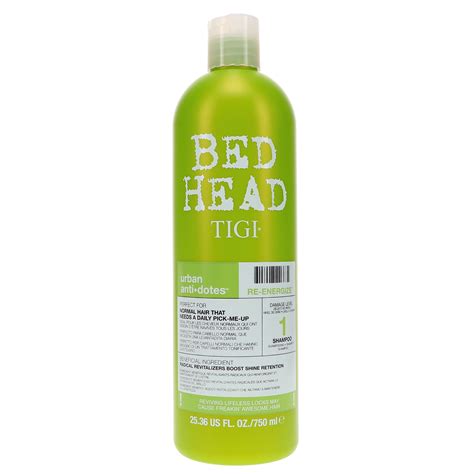 Tigi Bed Head Urban Antidotes Re Energize Shampoo Oz Walmart Com