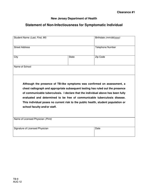 Form Tb 9 Fill Out Sign Online And Download Printable Pdf New