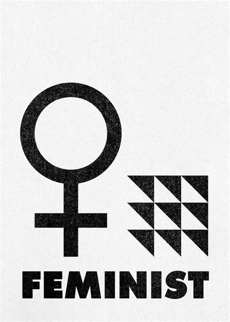 feminist poster by optic riot displate