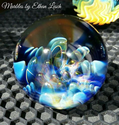 1 49 Handmade Marble By ~ethan Lesch~ Borosilicate Boro Art Ethanlesch Glass