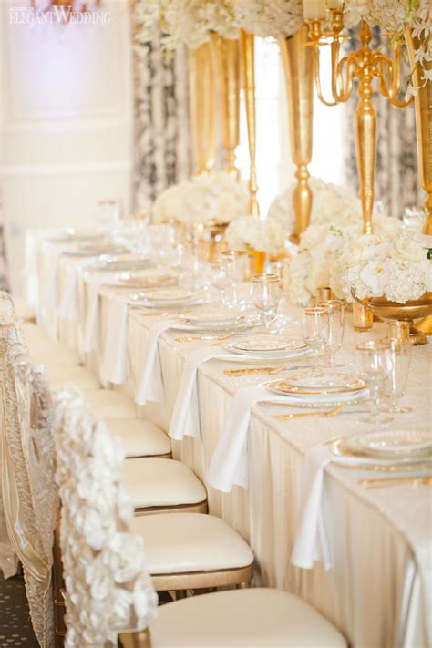 Our goal is to offer the best price on everything. Glamorous Gold and Ivory Wedding Theme | ElegantWedding.ca