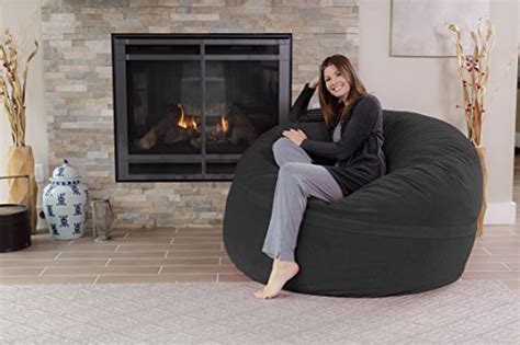 Chill Sack Chair Giant 5 Memory Foam Furniture Bean Bag Big Sofa With