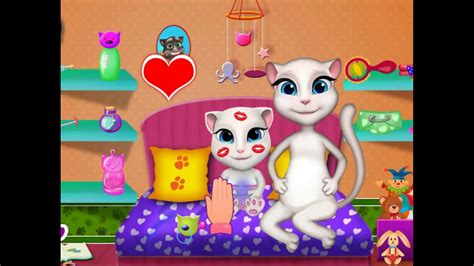 Talking Angela Newborn Baby My Talking Angela Games Youtube