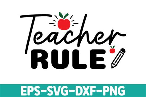 Teacher Rule Svg Graphic By Creativealomgir2004 · Creative Fabrica