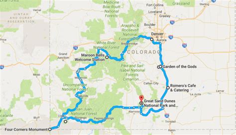 Ridgway Colorado Map Secretmuseum