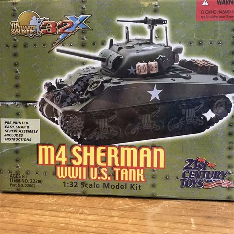 21st Century Toys M4 Sherman Tank Wwii Us Ultimate Soldier 132 Sealed