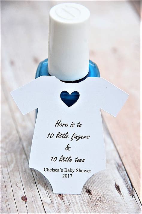 In all our zeal and excitement over the baby, many people often forget the one who's holding down the fort. 10 Tags ~ NEW Mini Onesie Gift Tags ~ Here is to 10 little fingers & toes ~ Baby Shower Tags ~ 2 ...