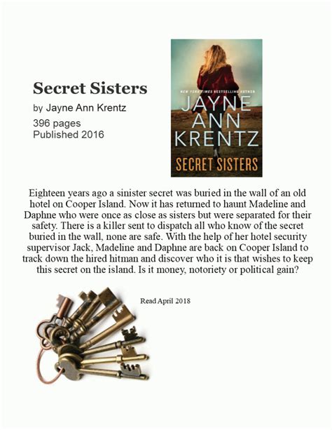 Secret Sisters By Jayne Ann Krentz