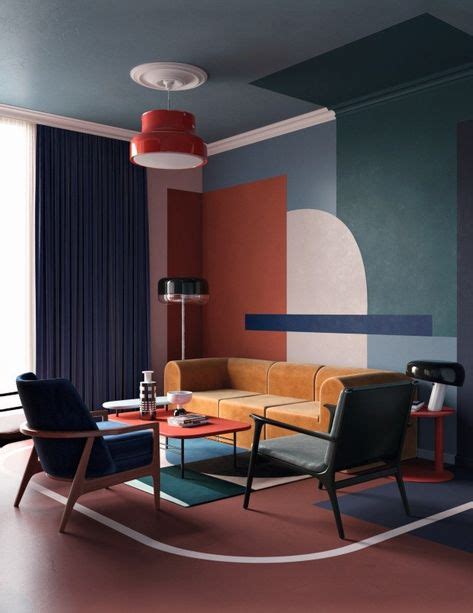 Looking At The Interior Design Trend Of Color Blocking M A G I C