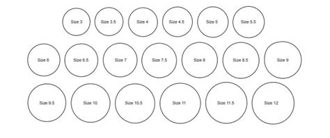 Ring Size Chart Kay Printable Bracelet Sizer Best Bracelets Jarrett