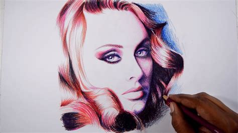 Drawing Adele Faber Castell Polychromos Pencils Youtube