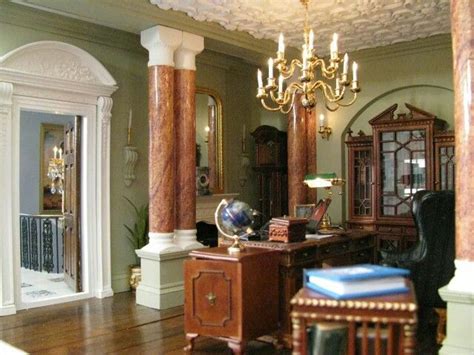 Great Ceiling Columns Niches Arches So Neo Classical Miniature