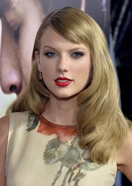 Taylor Swift With Sideswept Bangs Sassy Dove