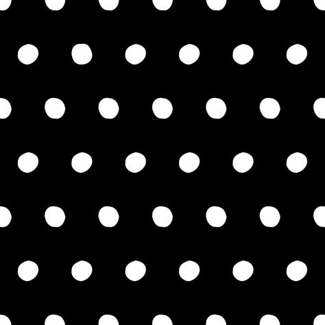 Black And White Seamless Polka Dot Pattern Vector 1218815 Vector Art At