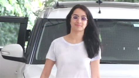 Shraddha Kapoor Clicked Wearing Funky Stylish Glasses Bollywood Hungama
