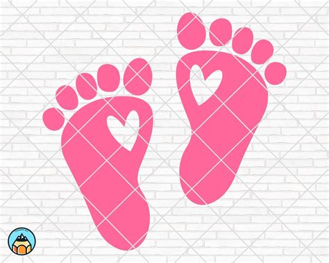 Baby Feet Svg Baby Svg Newborn Svg Baby Girl Svg Baby Boy Etsy