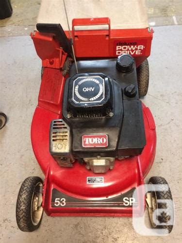 Toro Gts Self Propelled 21 Lawn Mower With Bagger Recent Tune Up For Sale In Nanaimo British