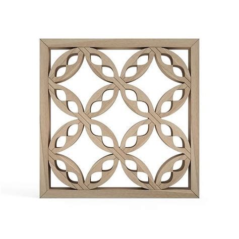 Kawarishippo Wooden Wall Panel With Intricate Design 3d Model 3d