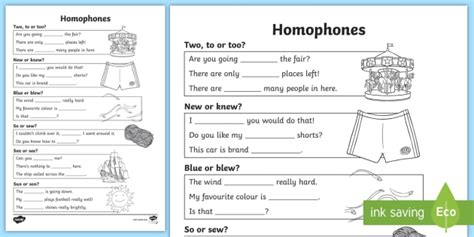 What Is A Homophone Definition And Examples Teaching Wiki