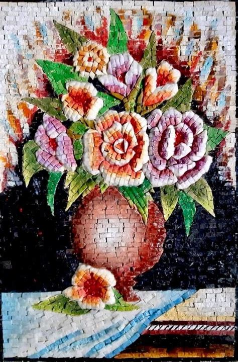 Botanical Mosaics Bringing A Bloom To Mosaic Artwork In 2021 Mosaic