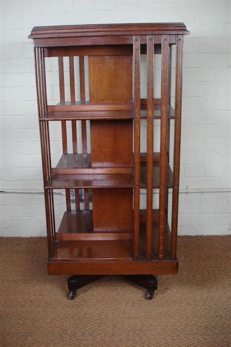 Choose from 1,000+ antique bookcases, prices from £115 to £100,000. Victorian Oak Revolving Bookcase | 331690 ...