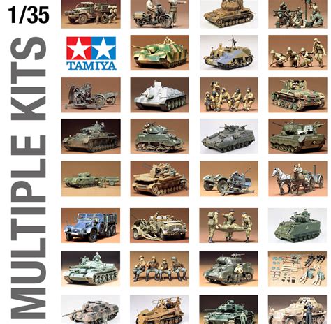 Tamiya 135th Military Army World War Ii Plastic Model Kits Extra Large