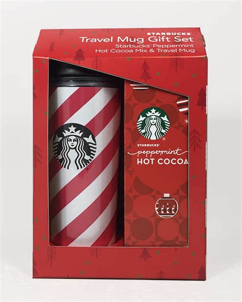 Starbucks Travel Mug With Cocoa T Set 3 Pieces