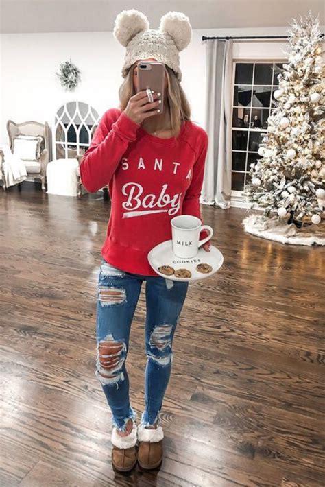15 Cozy Winter Christmas Outfits Womens Fashion Passion