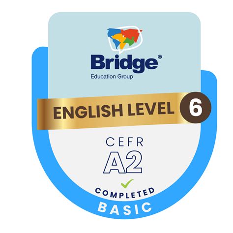 Bridge English Level 6 Basic Cefr A2 Credly