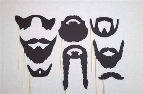 8 Beard Photo Booth Props Movember Wedding Photo Booth