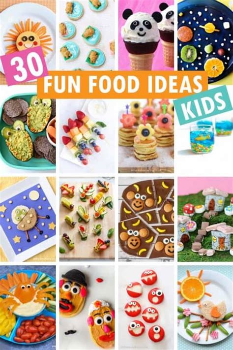 30 Fun Food For Kids Ideas Creative Food To Keep Kids Busy