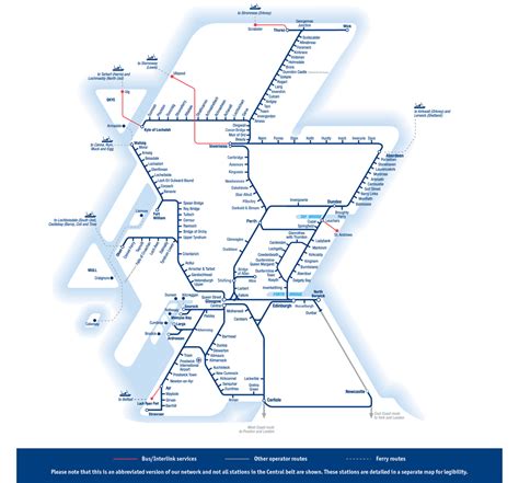 Train Timetables And Train Routes Across Scotland Train Map Train