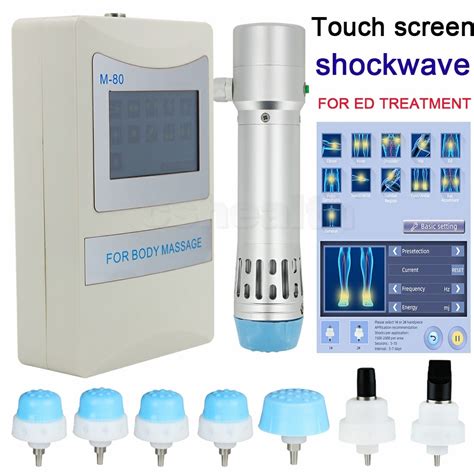 Portable Shock Wave Touch Screen Shockwave Therapy Machine For Erectile Dysfunction Treatment