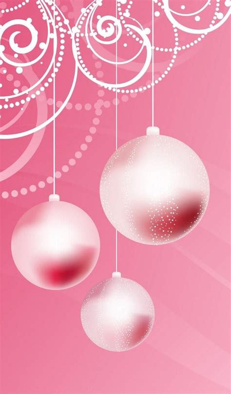 Pink Christmas Wallpaper En