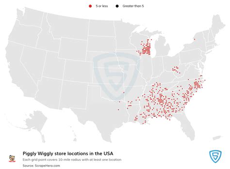 List Of All Piggly Wiggly Store Locations In The Usa Scrapehero Data